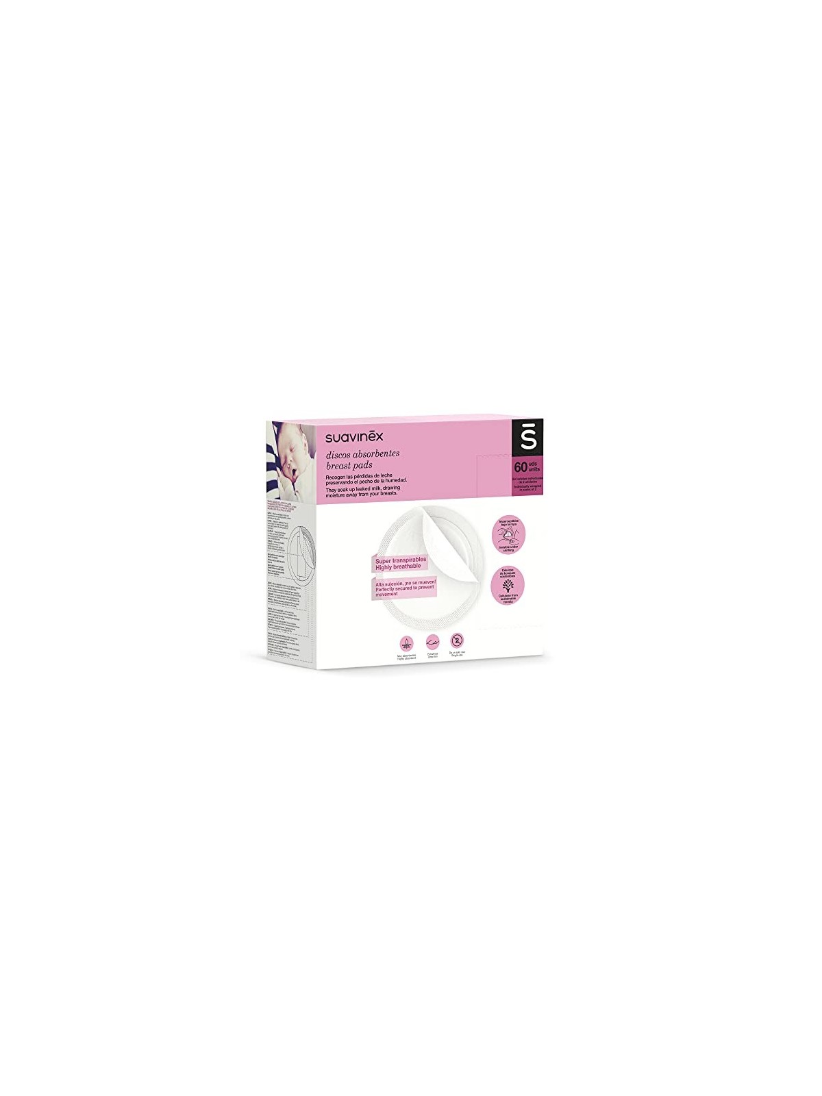 Suavinex DISCOS PROTECTORI DEL SENO natura 60 unit unisex