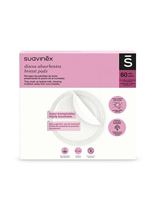 Suavinex DISCOS PROTECTORI DEL SENO natura 60 unit unisex