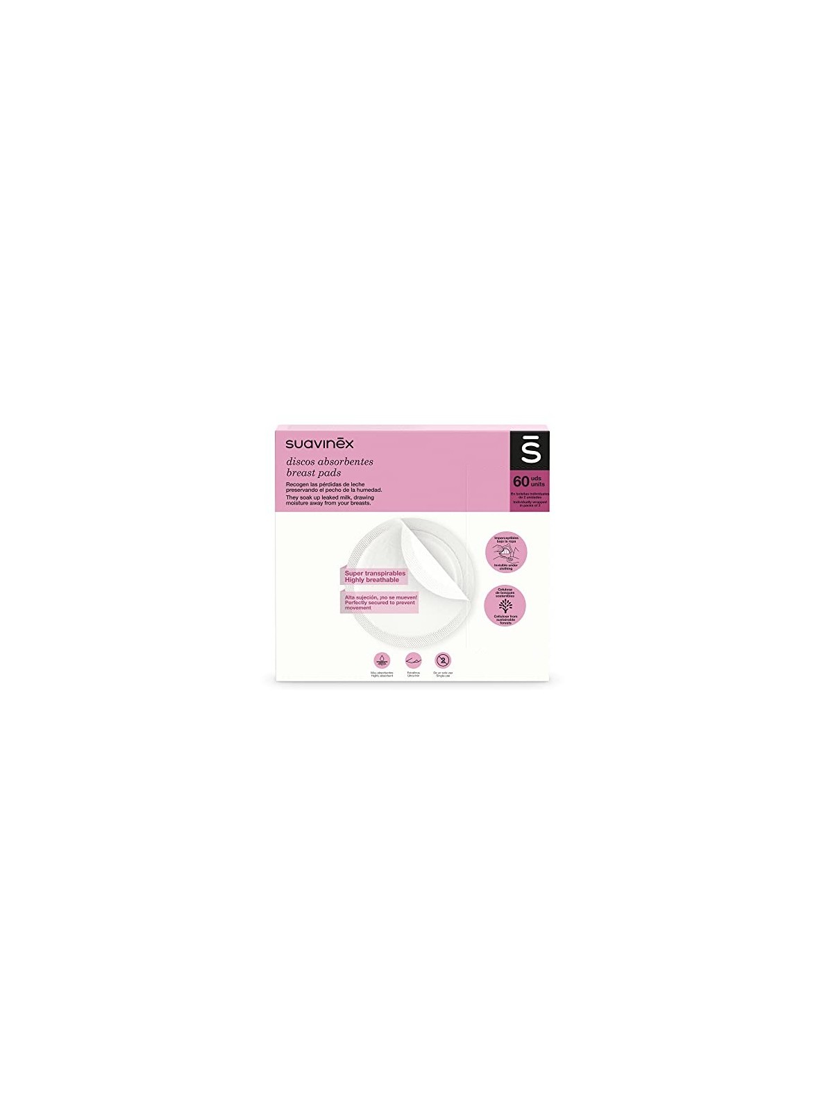 Suavinex DISCOS PROTECTORI DEL SENO natura 60 unit unisex