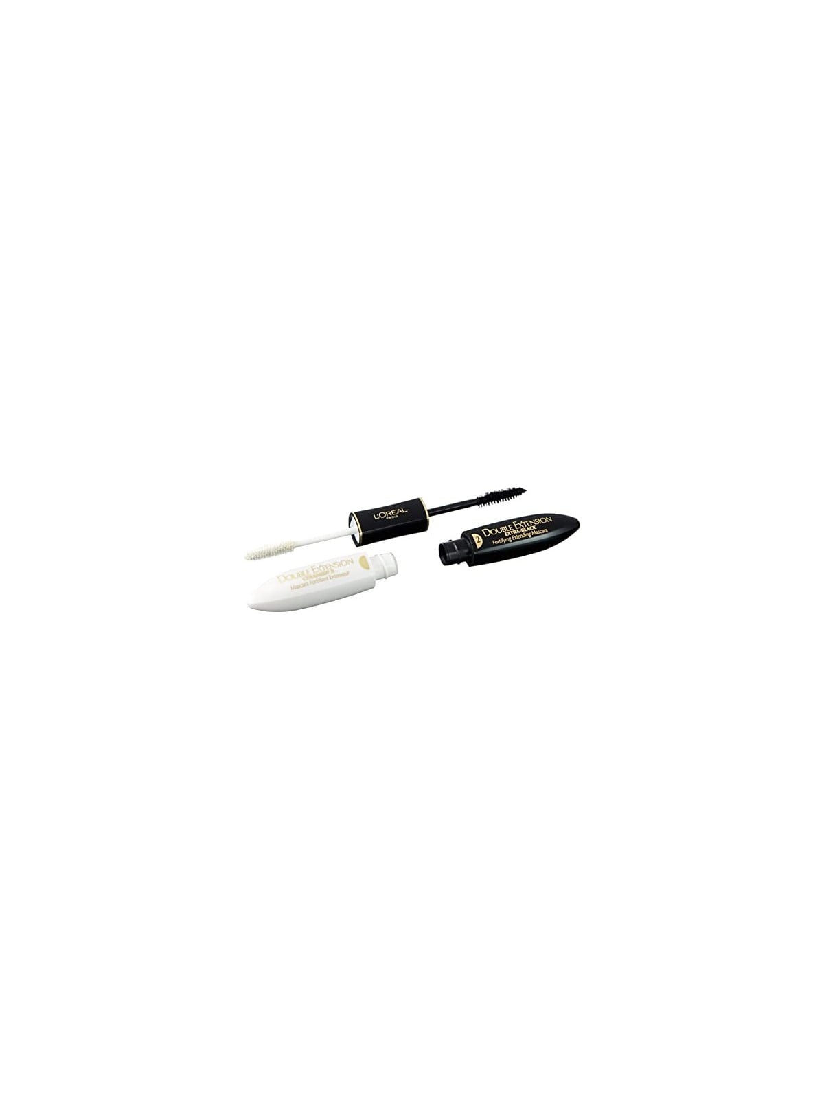 L'Orï¿½ï¿½al Double Extension Mascara Carbon Black  Mascara Rinforzante 2x6ml donna Nero
