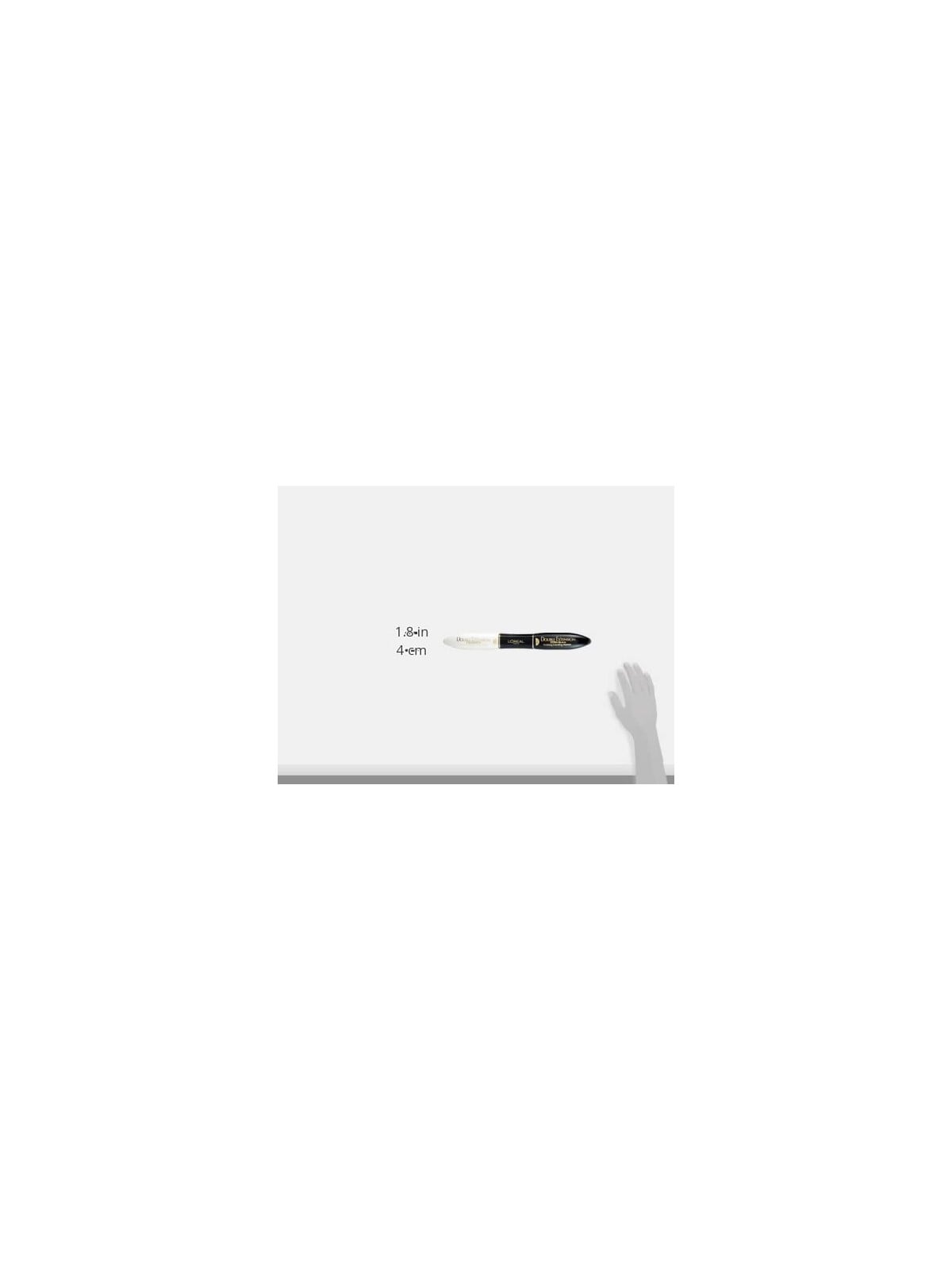 L'Orï¿½ï¿½al Double Extension Mascara Carbon Black  Mascara Rinforzante 2x6ml donna Nero