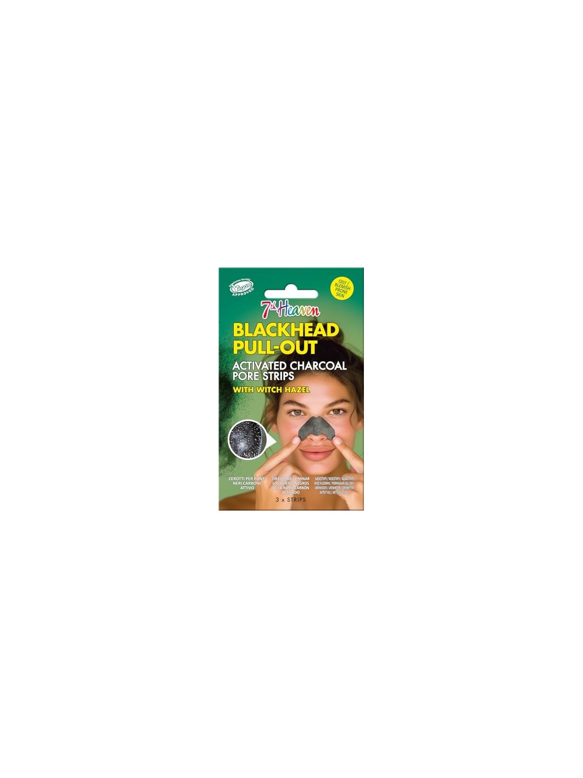 Strisce per pori al carbone 7th Heaven 3 unitï¿½ï¿½ unisex