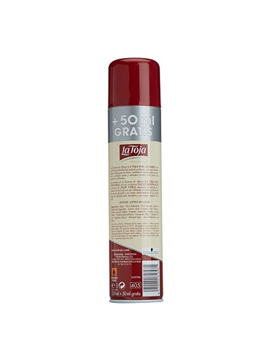 La Toja HIDROTERMAL espuma afeitar pelle sensibile spray 250 50ml uomo