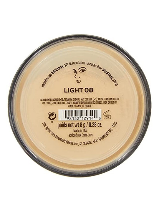 Fondotinta minerale SPF15 08 Light