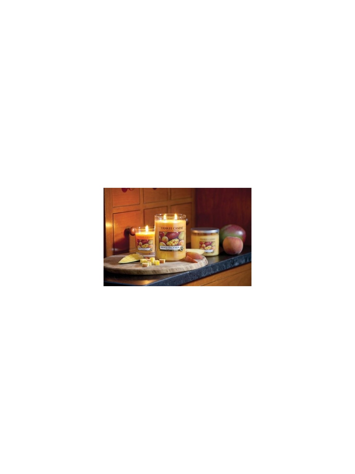 Yankee Candle Candela Votiva Aromatica Unisex Mango Peach Salsa 49 0g
