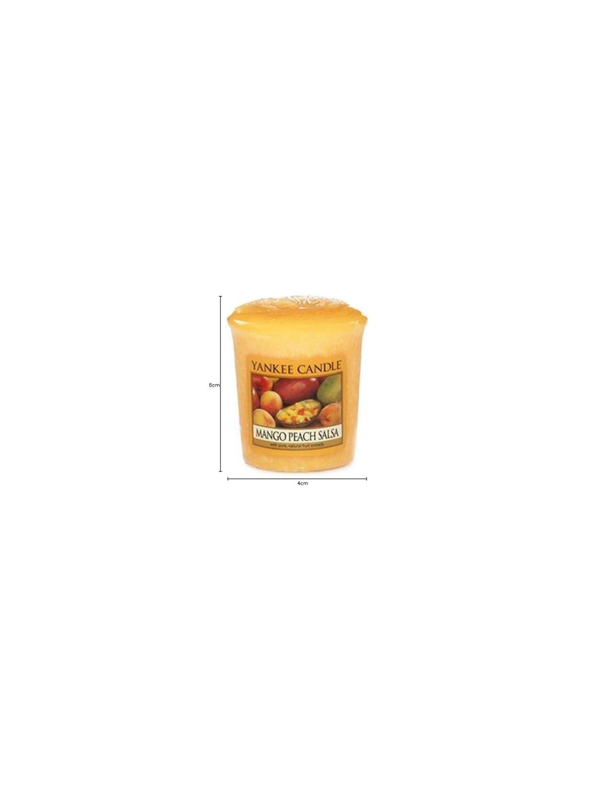 Yankee Candle Candela Votiva Aromatica Unisex Mango Peach Salsa 49 0g