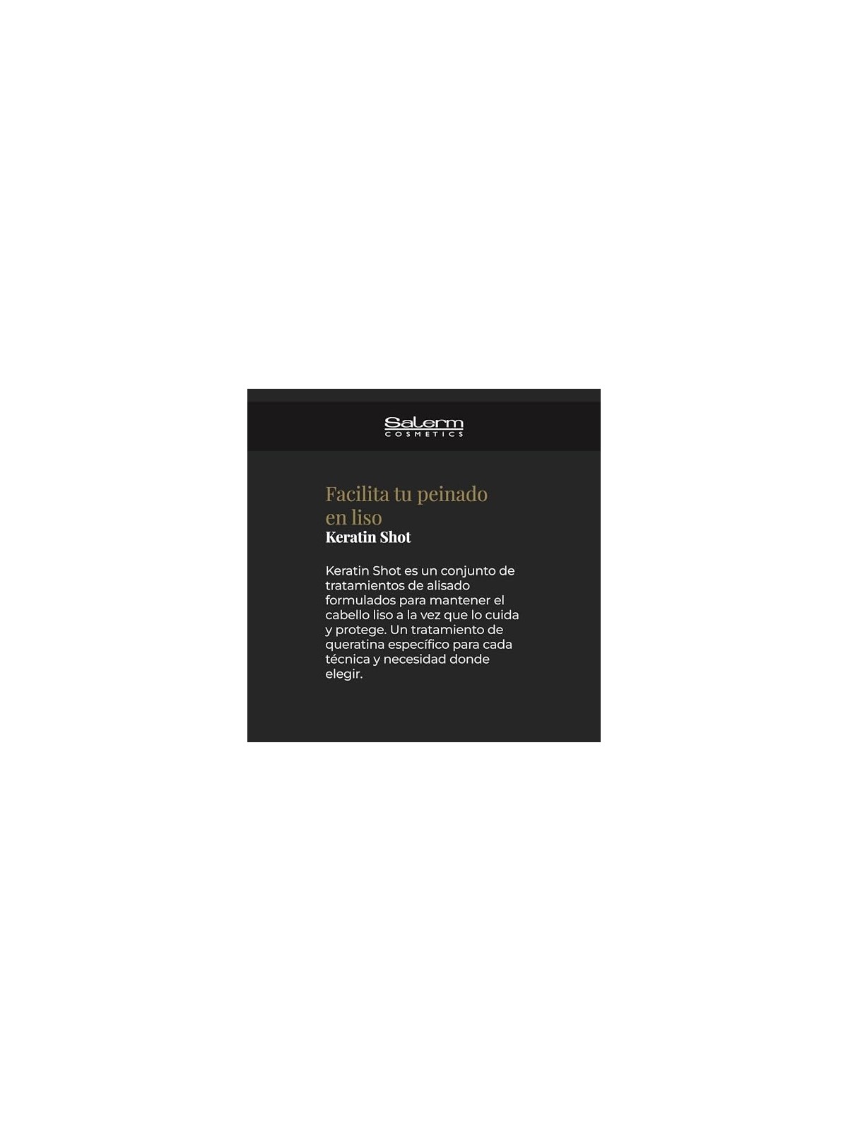 Salerm KERATIN SHOT maschera ad alto impatto plus 1000ml unisex