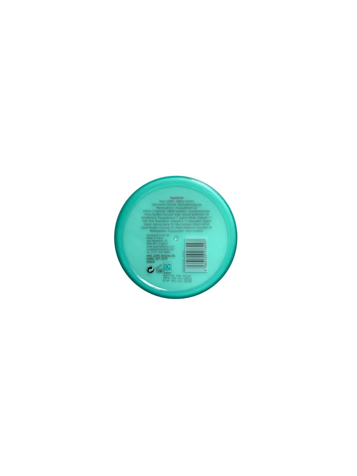 Maschera capelli secchi idratante con acido ialuronico XPel 300ml