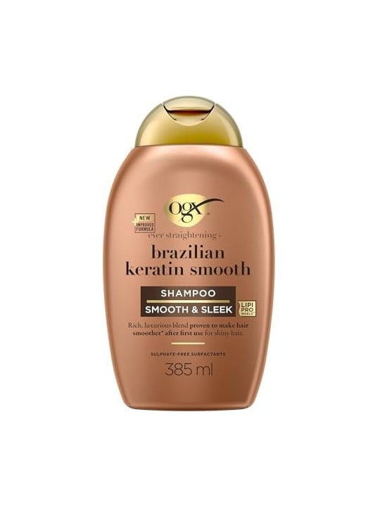 Brazilian Keratin Smooth Ogx Shampoo for Smooth and Nourished Hair