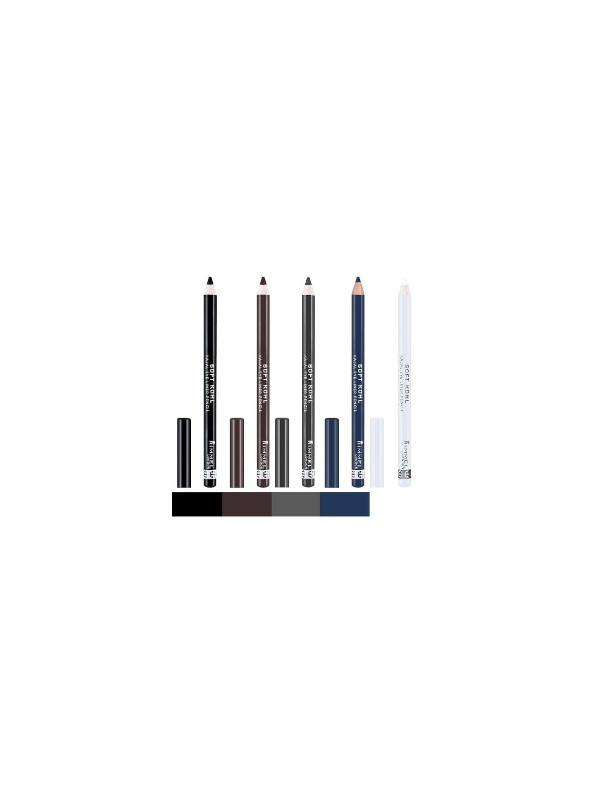 Matita occhi Rimmel Soft Kohl Eyeliner 12 g donna 064 Stormy Grey
