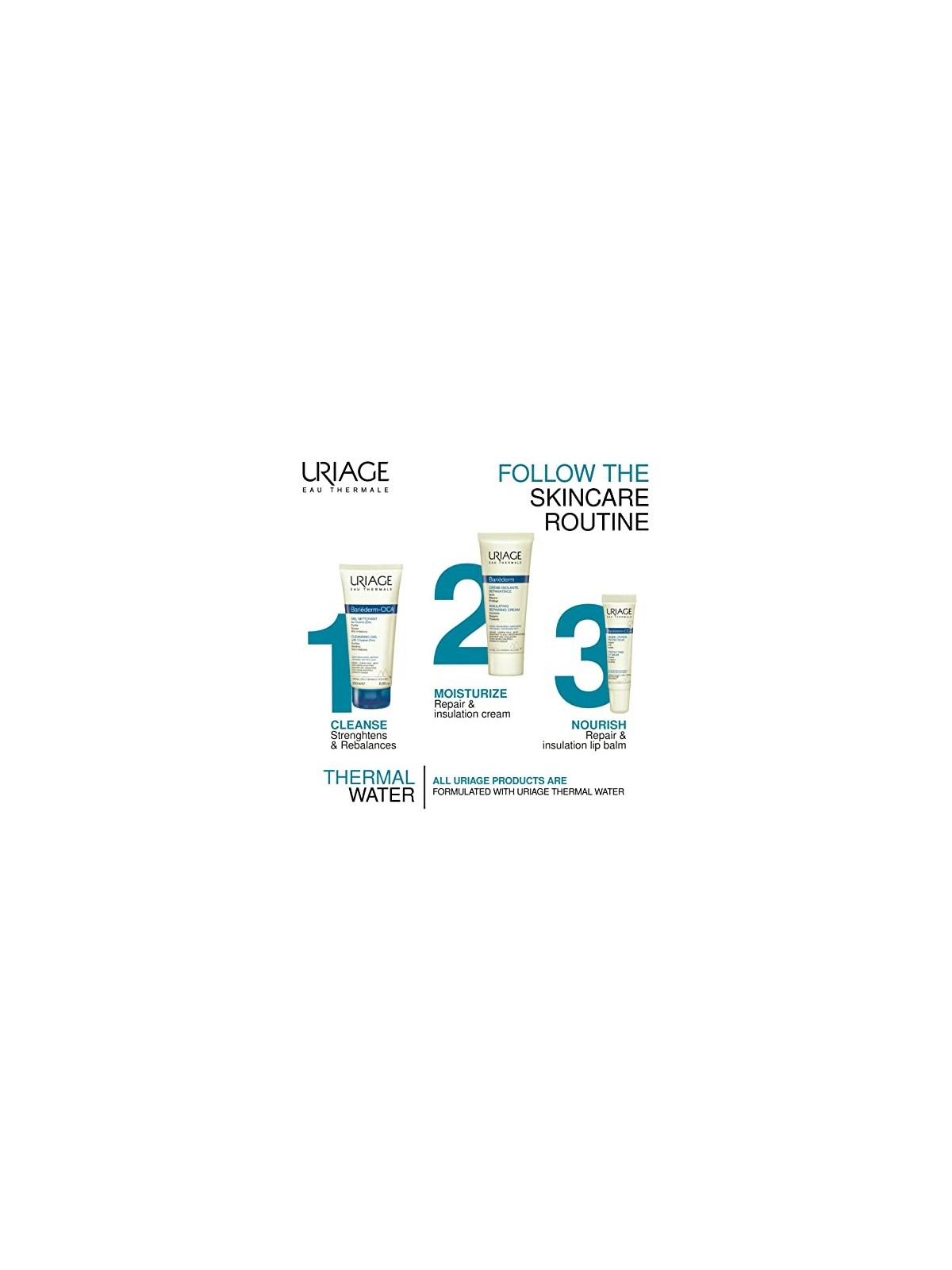 Uriage Bariederm Insulating Repairing Cream donna 75ml
