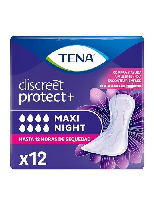 Tena Lady DISCREET compresa incontinenza maxi notte 12 unit donna
