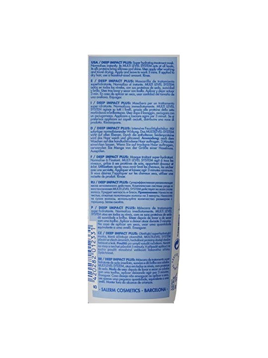 Salerm KERATIN SHOT maschera impatto profondo plus 200ml unisex