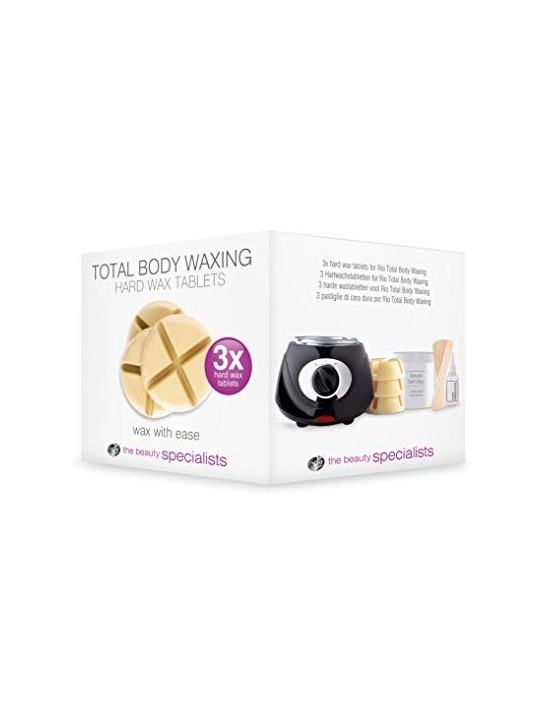 RioBeauty Set di compresse di cera dura per la ceretta totale del corpo donna 1 unit