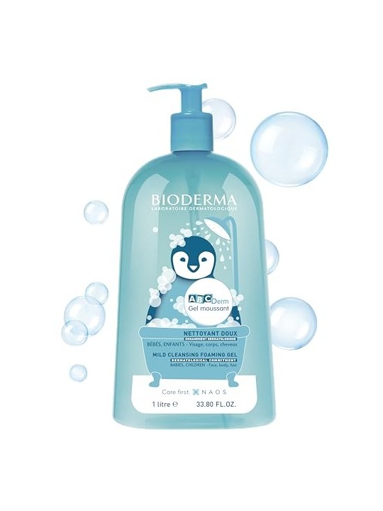 Bioderma ABCDerm Mild Cleansing Foaming Gel 1000ml