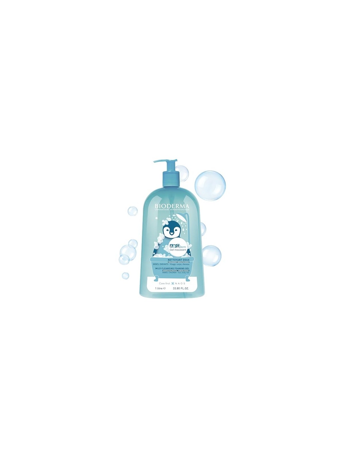 Bioderma ABCDerm Mild Cleansing Foaming Gel 1000ml