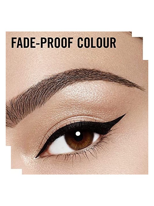 Rimmel London GLAMEYES PROFESSIONAL eyeliner liquido 001 nero donna