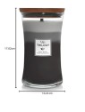 WoodWick Candela Profumata Trilogy Pino Rosso Sandalo e