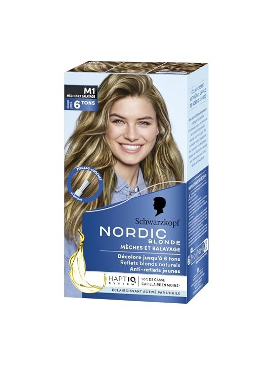 Schwarzkopf Mass Market NORDIC BLONDE M1: Mechas radianti, bionde e perfette per donne