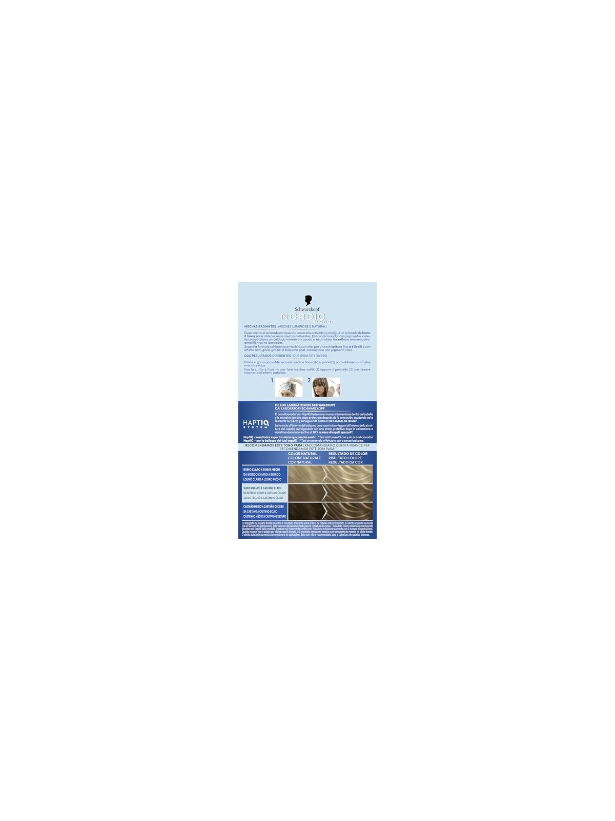 Schwarzkopf Mass Market NORDIC BLONDE M1: Mechas radianti, bionde e perfette per donne
