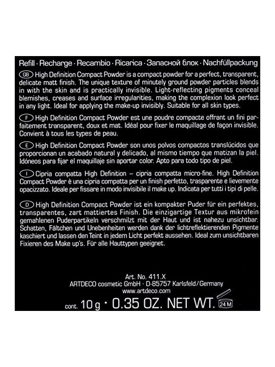 Ricarica polvere compatta ad alta definizione 10 g donna 3 Soft Cream