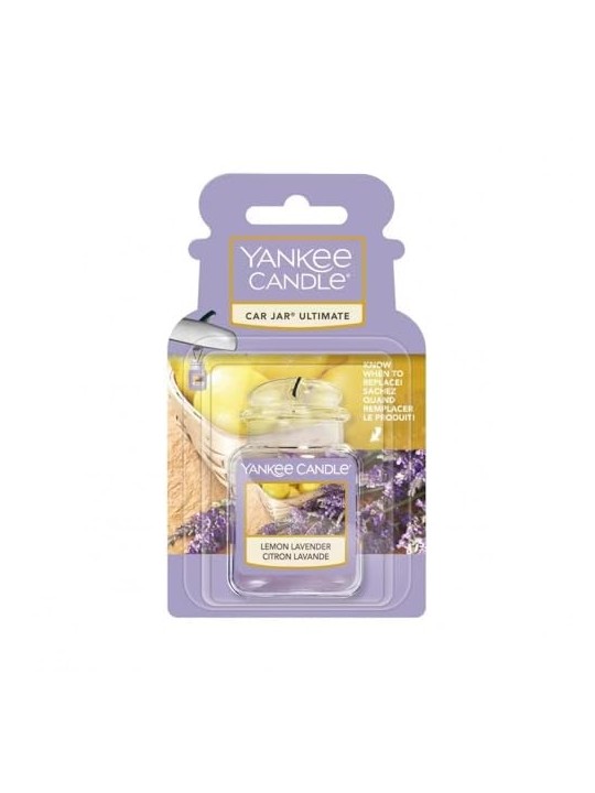 Yankee Candle Barattolo per auto Lemon Lavender Ultimate carta con lavanda Etichetta per auto in carta unisex