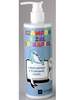 Shampoo e gel da bagno per bambini alla fragola 280ml