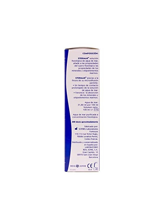 Sterimar Soluzione Nasale di Pulizia dell'Acqua Marina Unisex