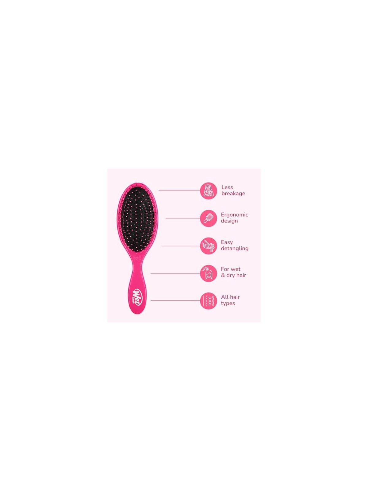 Wet Brush Districante originale rosa donna