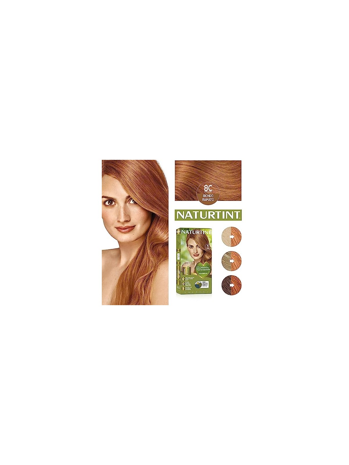 Naturtint 8C biondo rame 170ml donna