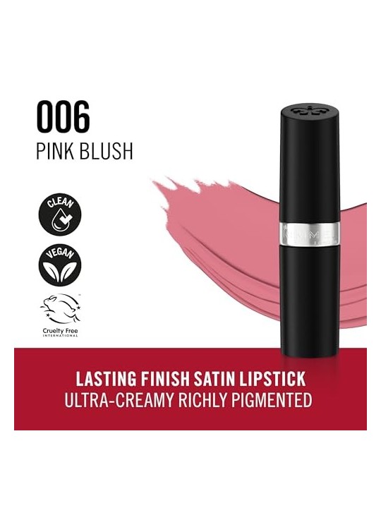 Rimmel London ROSSETTO LASTING FINISH 006 rosa blush donna