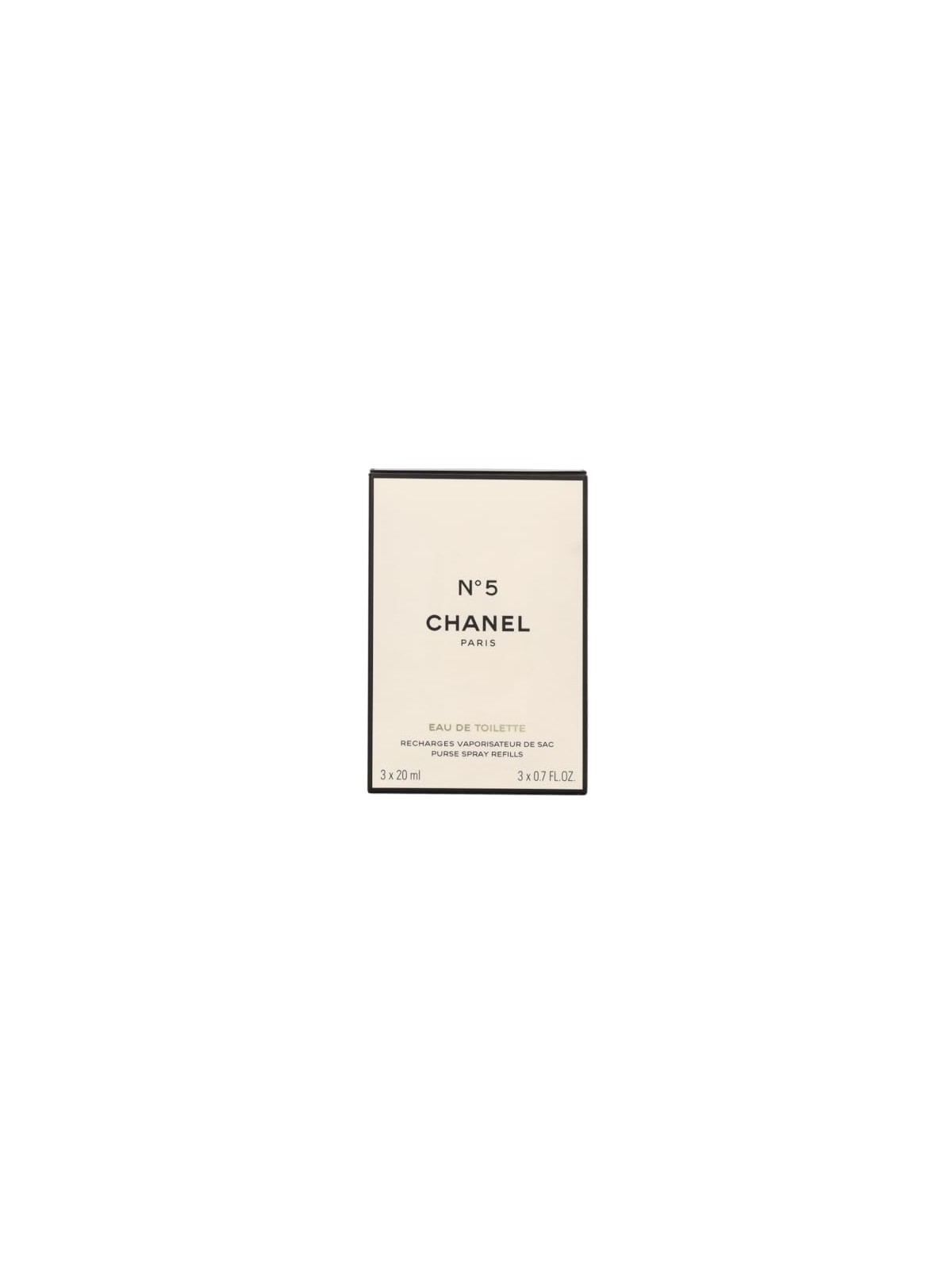 Chanel No 5 Giftset donna 60ml 3x eau de toilette Spray Refill 20Ml - Twist and Spray - Purse Spray