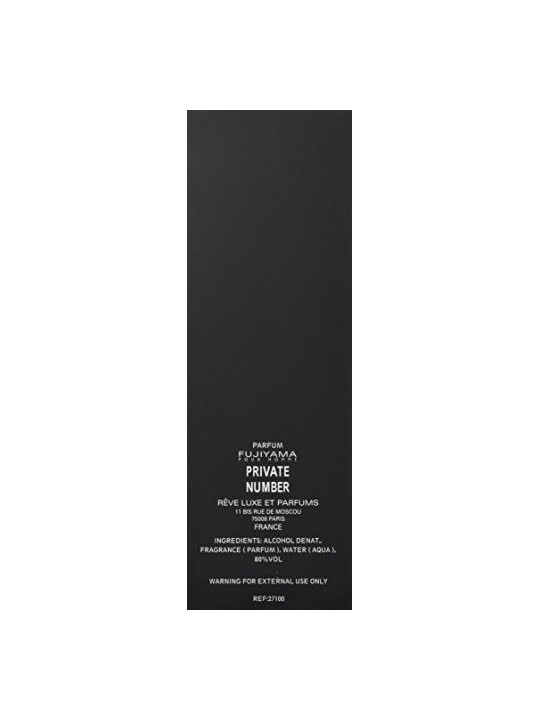 Fujiyama Private Number Pour Homme eau de toilette uomo 100ml