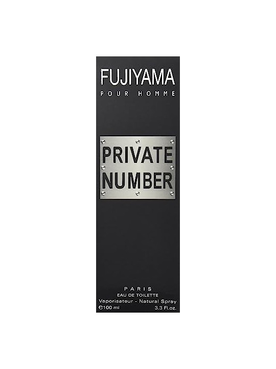 Fujiyama Private Number Pour Homme eau de toilette uomo 100ml