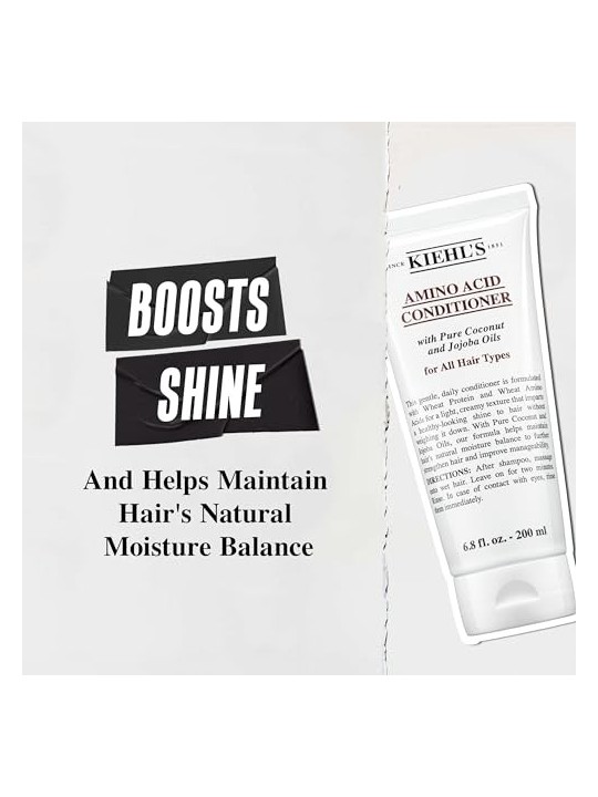 Kiehl's Amino Acid Conditioner donna 200ml With Pure Coconut And Jojoba Oils, For All Hair Types Kiehls www.essenzetotalstyle.co