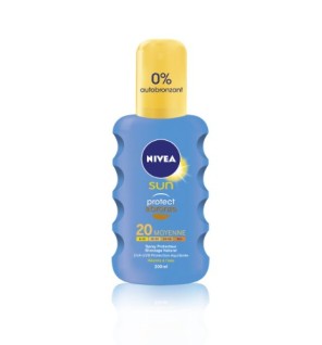 Nivea Spray Intenso SPF 20 Sole Spray Solare Proteggi Bronzo 200 ml donna 200ml
