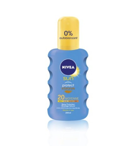 Nivea Spray Intenso SPF 20 Sole Spray Solare Proteggi Bronzo 200 ml donna 200ml
