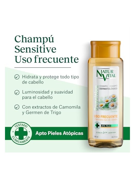 Shampoo Sensibile Camomilla 300ml Unisex