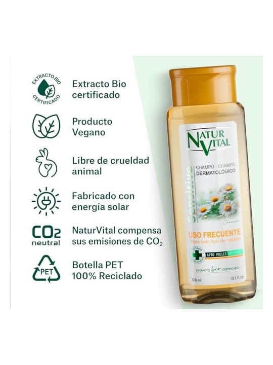 Shampoo Sensibile Camomilla 300ml Unisex