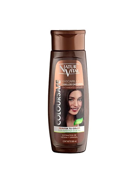 Natur Vital MASCHERA COLOURSAFE castano 300ml unisex