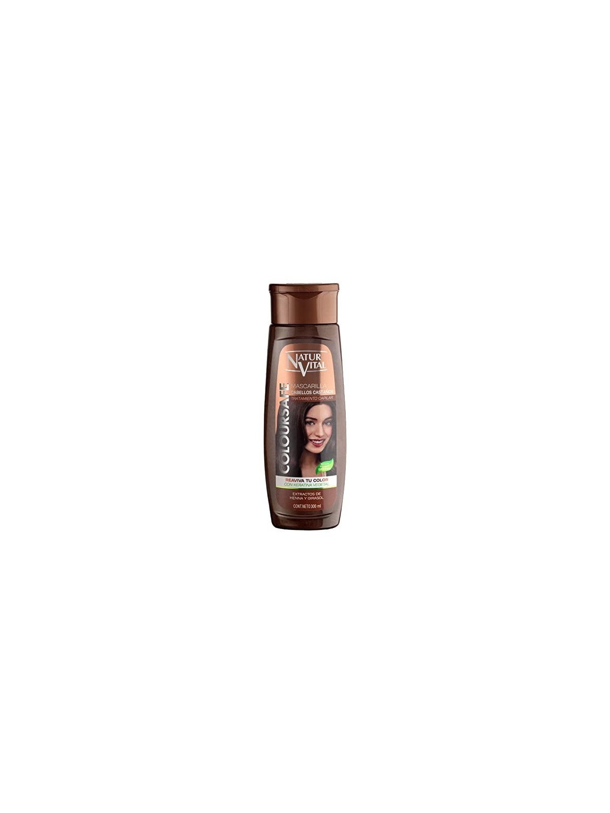 Natur Vital MASCHERA COLOURSAFE castano 300ml unisex