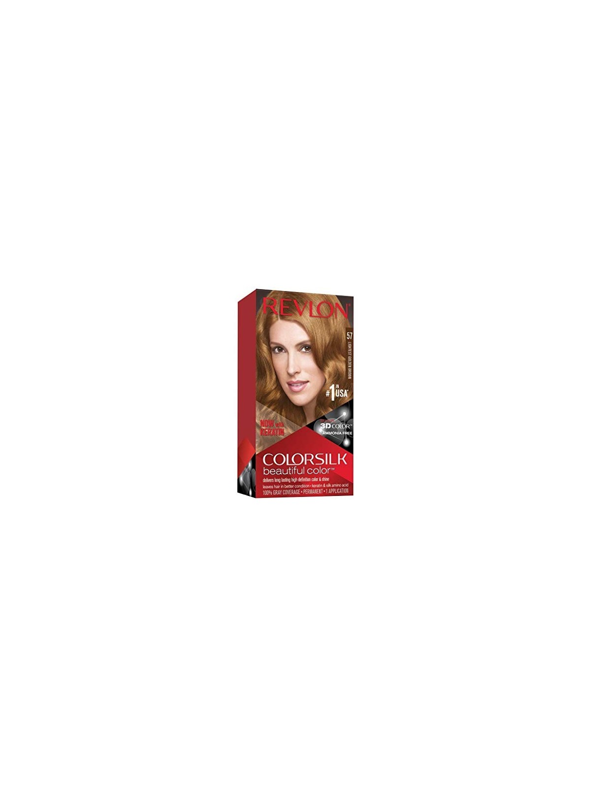 Revlon Mass Market COLORSILK tinte 57castao dorado muy claro 1 unit donna