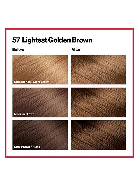 Revlon Mass Market COLORSILK tinte 57castao dorado muy claro 1 unit donna