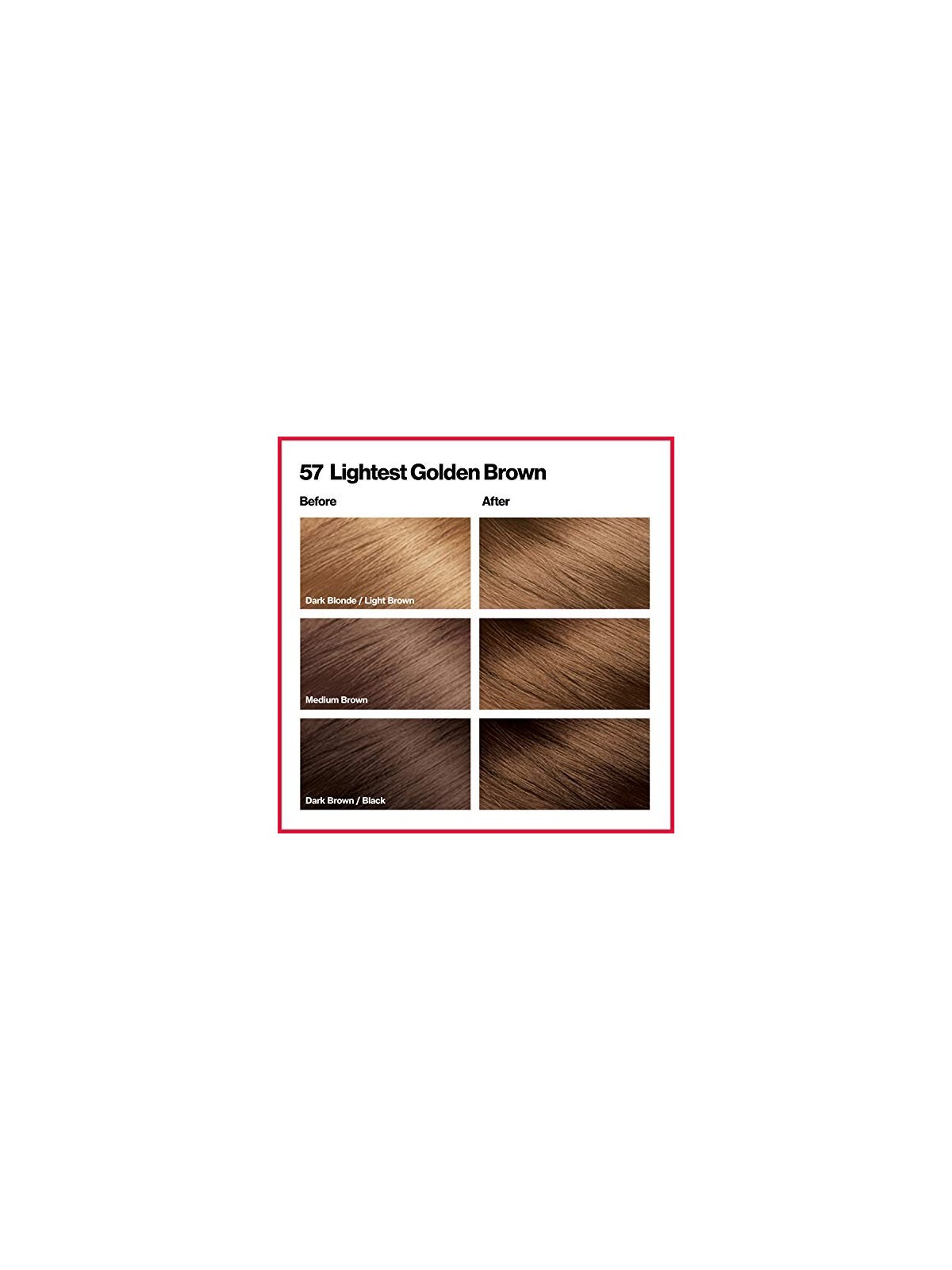 Revlon Mass Market COLORSILK tinte 57castao dorado muy claro 1 unit donna