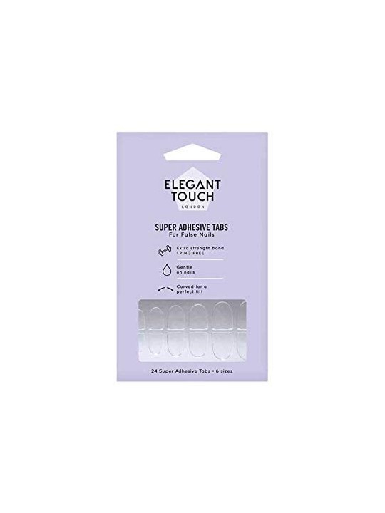 Elegant Touch SUPER ADHESIVE tabs 24 unit unisex