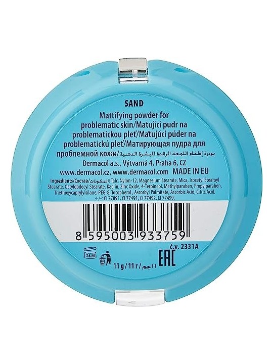 Dermacol Acnecover Polvere opaca per pelli problematiche 11 g donna Sand