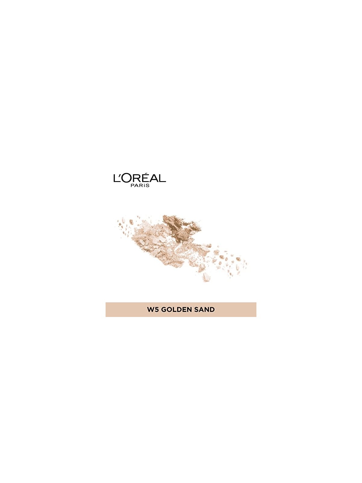 LOrï¿½ï¿½al True Match Powder Compact La Polvere 9 g  Tonalit D5 W5 Sabbia dorata donna  D5  W5 Golden Sand
