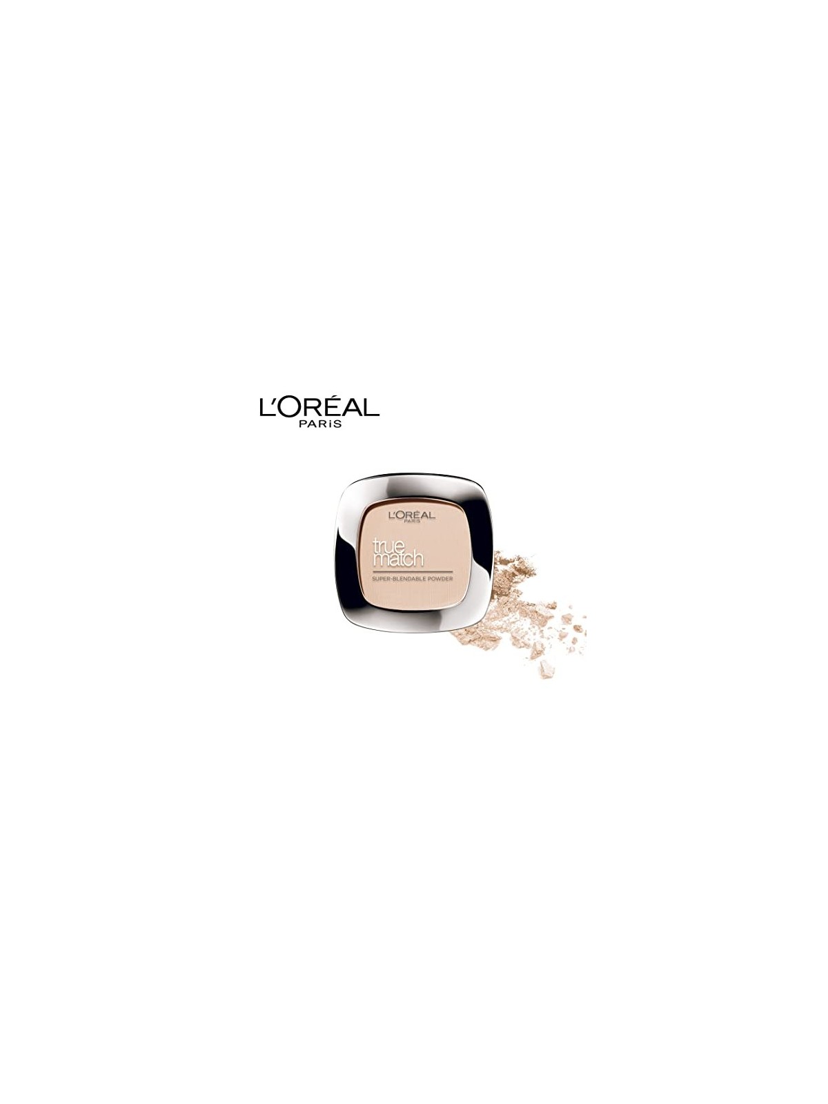 LOrï¿½ï¿½al True Match Powder Compact La Polvere 9 g  Tonalit D5 W5 Sabbia dorata donna  D5  W5 Golden Sand