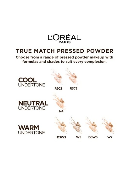 LOrï¿½ï¿½al True Match Powder Compact La Polvere 9 g  Tonalit D5 W5 Sabbia dorata donna  D5  W5 Golden Sand