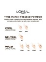 LOrï¿½ï¿½al True Match Powder Compact La Polvere 9 g  Tonalit D5 W5 Sabbia dorata donna  D5  W5 Golden Sand